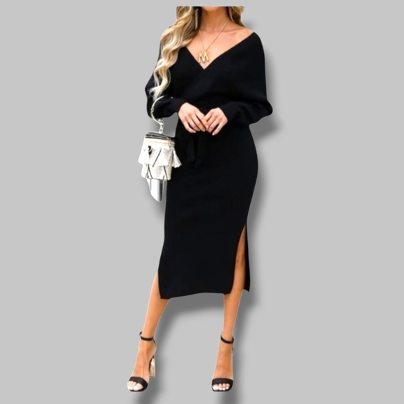 YAZINIE Dresses & Skirts - Yazinie - Small Batwing Open Back Dress